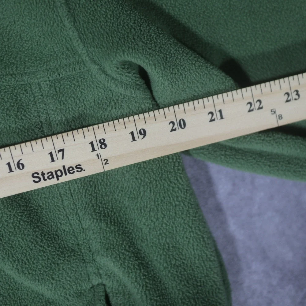 Columbia Full Zip Fleece Jacket Green Medium